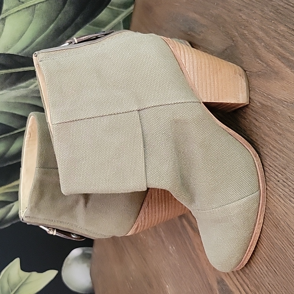 Rag And Bone Heeled Canvas Booties - image 2